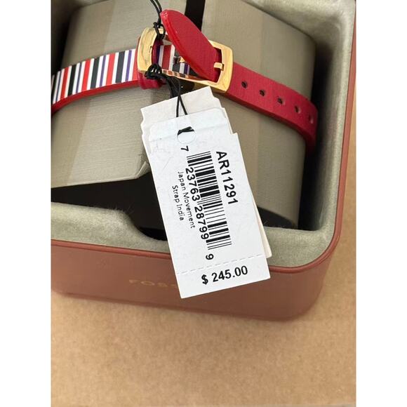 Emporio Armani Gianni T-Bar AR11291 Ladies Watch With White  Dial - Picture 5 of 5